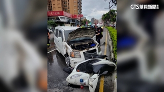 街頭追逐戰！男背6條通緝拒檢撞　警轟3槍逮人