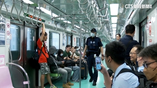 中捷事件市民不敢搭捷運　捷警巡邏密集化