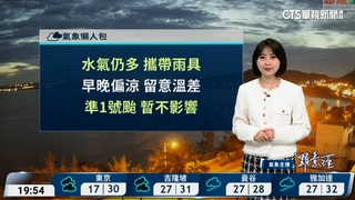 鋒面逐漸遠離　水氣仍多　午後局部較大雨