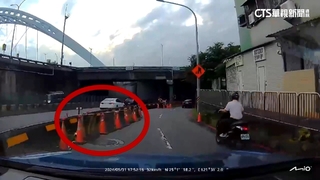 中正橋工程噴火花殃及車　工務局致歉允賠償