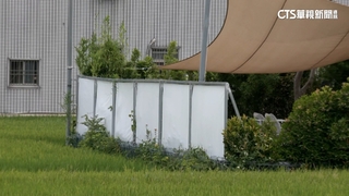 疑杜絕外界騷擾　宥勝豪華組合屋圍大帆布遮掩