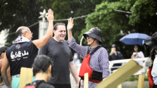 高市府與美日駐台龍舟隊愛河團練　AITK向陳其邁宣戰：好膽麥造！