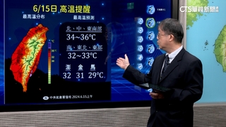 全台各地天氣高溫！　大台北.花東上看36度
