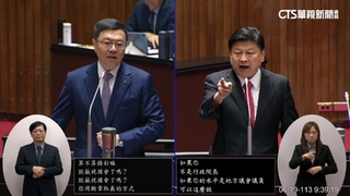 質詢火藥味！傅崐萁爆氣拍桌　卓諷：藐視國會了？