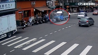 貨車追撞2機車仍不停　67歲駕駛疑中風肇禍