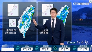 多雲到晴午後雷陣雨　金馬易有低雲局部霧