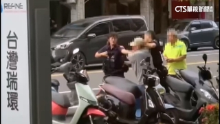 未戴安全帽遭攔竟毆2員警　女騎士遭壓制