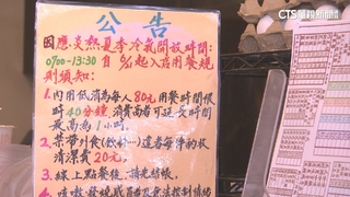 電價好貴！　餐店吹冷氣低消80元　內用限40分鐘