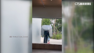 高雄「藏鏡人」現蹤？　戶外防曬新配備！　網熱議笑翻