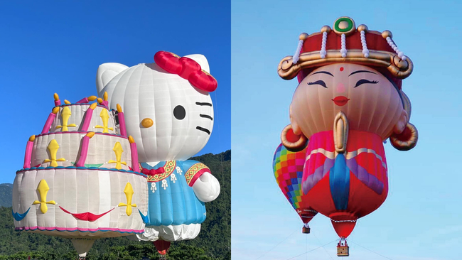 台東Hello Kitty熱氣球遭「燒傷」　由「媽祖球」代班5天 | 華視新聞