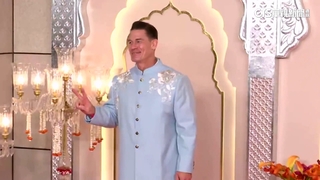 印度富豪兒子舉辦婚禮！　摔角選手約翰希南到場