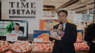 台南芒果深獲日韓消費者喜愛   黃偉哲快閃行銷