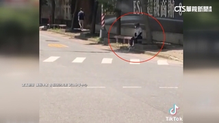 機車停路中央！　騎士躲樹蔭乘涼？　違規恐罰3.6萬