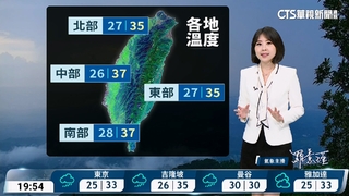 高溫炎熱防中暑　午後山區防局部大雨