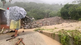 嘉義竹崎土石流沖入民宅　屋主嘆1年2次損失慘