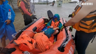 雲林雨彈炸水淹！　老婦困工寮泡水12小時獲救