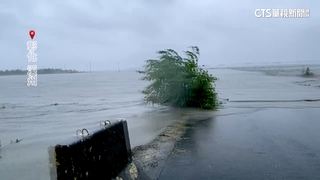 彰化濁水溪暴漲溢淹　5公頃「飛行場」成汪洋