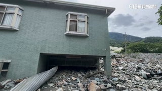 颱風重創南投東埔　透天厝1樓幾遭土石淹沒