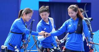 巴黎奧運》台灣射箭女團不敵南韓 止步8強