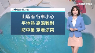高溫炎熱防曬補水  午後留意雷陣雨