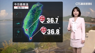 低壓近水氣漸多  午後防局部大雨或豪雨