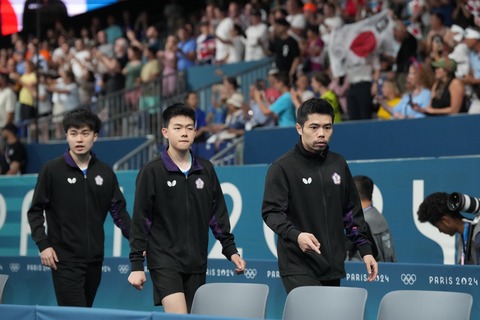 巴黎奧運》桌球男團不敵強敵日本隊 1:3敗北無緣進入4強