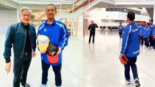 黃仁勳親自接待赴美征戰台南小將　全程用國台語聊天、鼓勵代表隊全力以赴