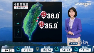 天氣不穩定！水氣仍多　午後山區留意大雨