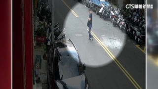 只差1秒！台中大樓「天外飛窗」　路過男險遭砸頭