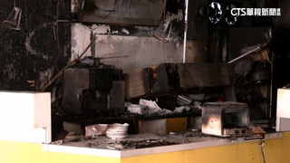 早餐店煎台備料突竄大火　老闆.員工緊急逃生