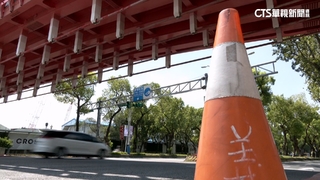 男見鳥屍移動三角錐至路中　騎士閃不及重摔遭撞傷