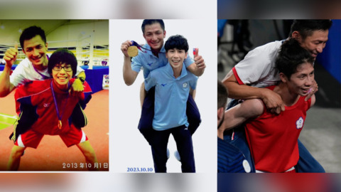 林郁婷奪金後揹教練感動全台　11年前舊照引網朝聖：超感動的畫面