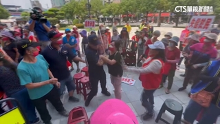 彰化溪湖設豬糞處理中心　多人縣府前抗議爆推擠
