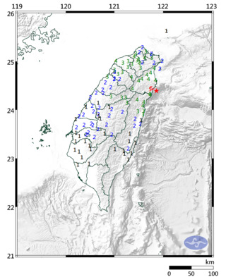 地牛翻身！ 17：06宜蘭近海發生規模5.7「極淺層地震」　