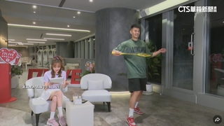 摘金返台首登直播　王齊麟告白李洋「心肝寶貝」