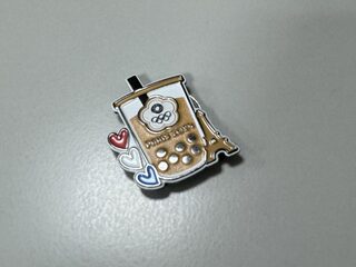 網路出現「珍奶徽章」盜版商品 　中華奧會籲「勿購買」：未經授權或同意販售