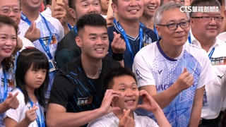 李洋日本回國活動亮相　麟洋配巴奧後首度合體