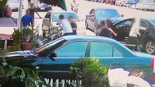 嘉義街頭全武行2人掛彩　警：鎖定人車追緝