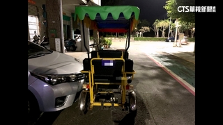 旗津亂象！觀光四輪車釀擦撞　設警告牌「最高罰400」