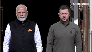 莫迪首訪烏克蘭！　正式會議前與澤倫斯基會面