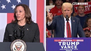 紐時最新民調　賀錦麗49%領先川普46%