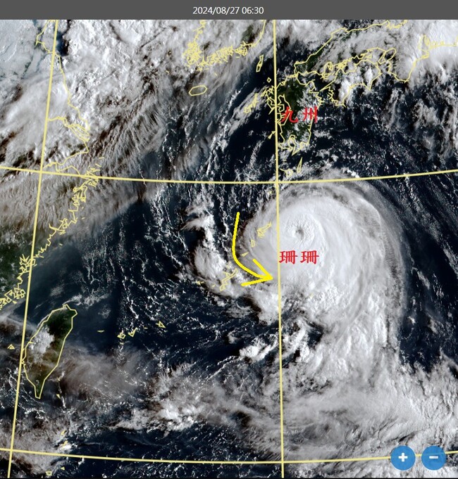 「珊珊」颱風會「追著日本打」　專家分析：結構變完整、強度不可小覷 | 華視新聞