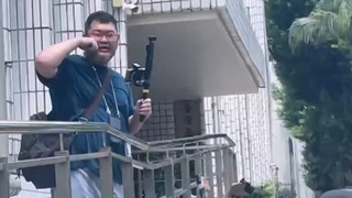 民眾黨支持者驚傳墜樓  8/31曾搶四叉貓器材　主辦單位證實身分：深感不捨