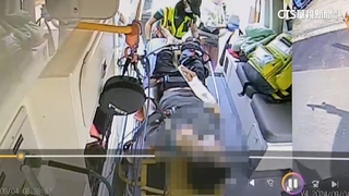 休旅車.黃牌重機路口猛撞　警：雙方都有肇責