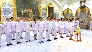 泰國新總理貝東塔　率35名閣員宣誓就職