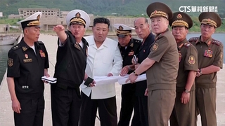 強化海軍力量　金正恩親自視察海軍基地建地