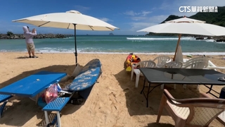 大武崙沙灘「墾丁化」？　當地人怒「外來業者陽傘插滿地」