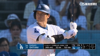 53轟55盜！　大谷9局聯手貝茲「背靠背」再見轟