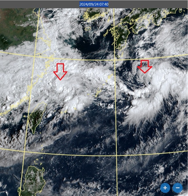 海上2低壓互動將影響台灣天氣　鄭明典：已經發生藤原效應 | 華視新聞