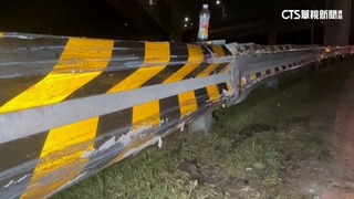死亡車禍！　重機騎士過彎自撞護欄搶救不治